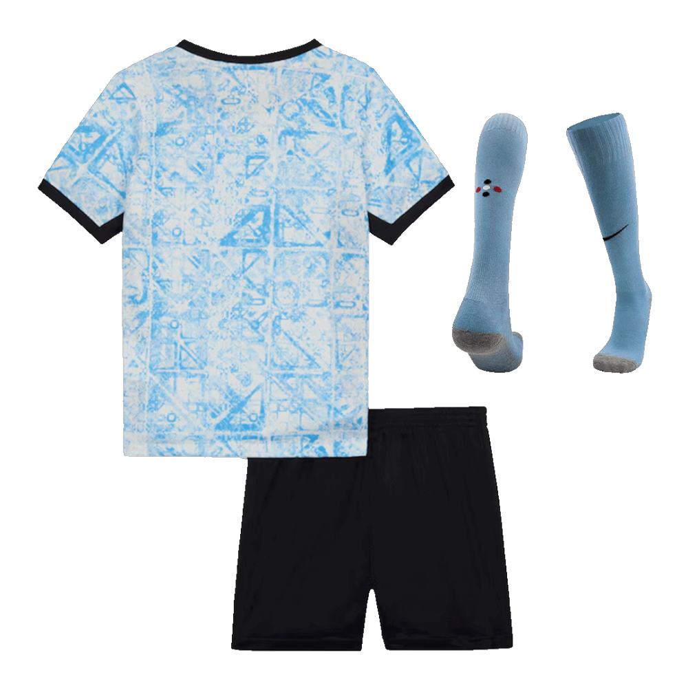 Kids Portugal Nike Custom Away Full Soccer Kits 2024