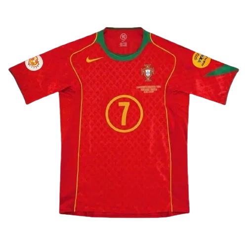 Portugal Euro Cup 2004 Retro Jersey Home