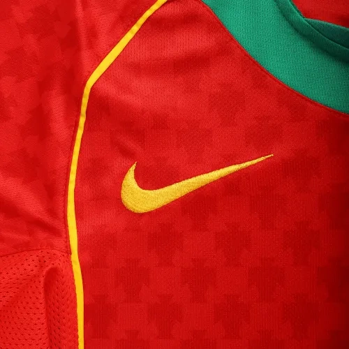 Portugal Euro Cup 2004 Retro Jersey Home