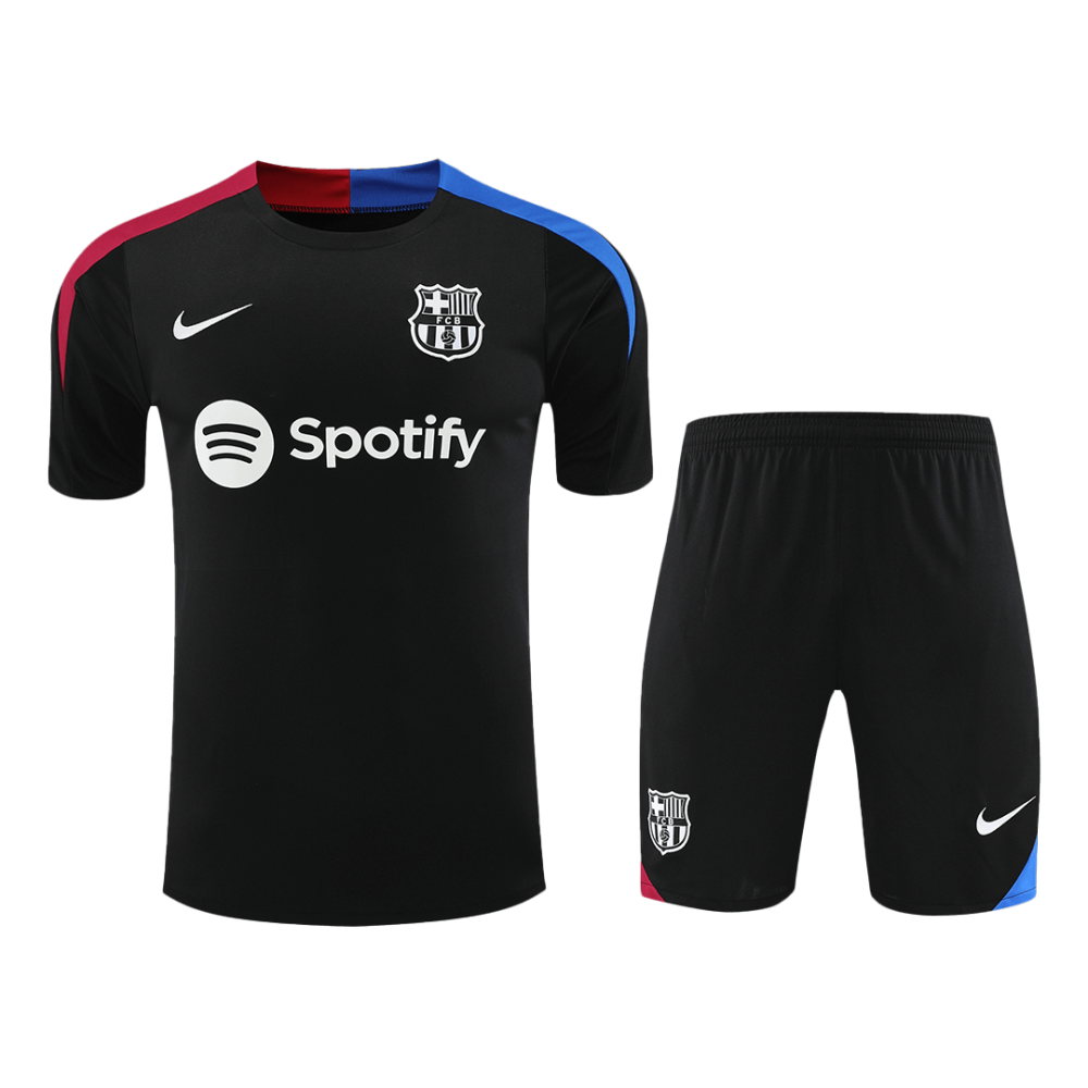 Barcelona Pre-Match Soccer Jersey Kit(Jersey+Shorts) 2024-25