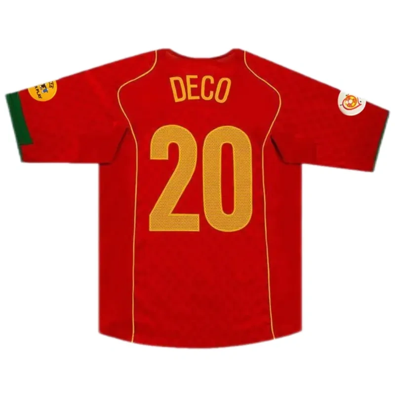 Portugal Euro Cup 2004 Retro Jersey Home