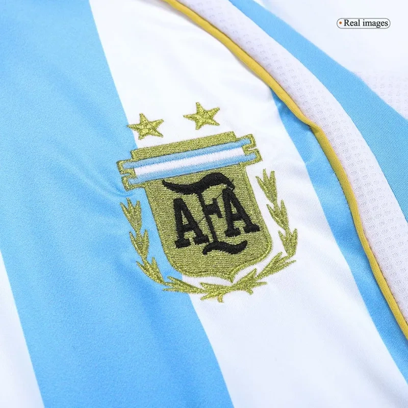 Retro Argentina World Cup 2006 Home Long Sleeve Jersey