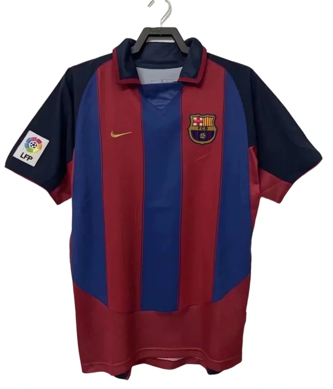 Barcelona Ronaldinho #10 Retro Jersey Home 2003-04