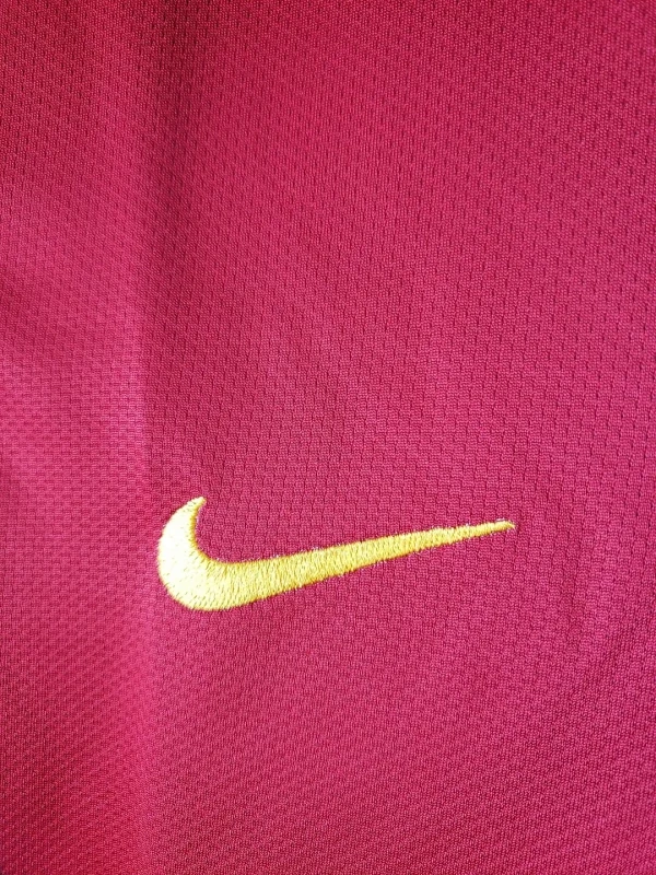 Barcelona Retro Nike Men Home Football Long Sleeve Shirt