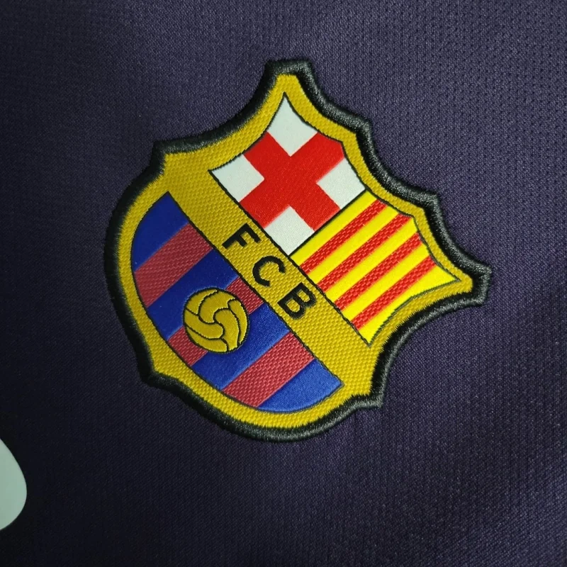 Barcelona Retro Long Sleeve Away Football Shirt 2015-16