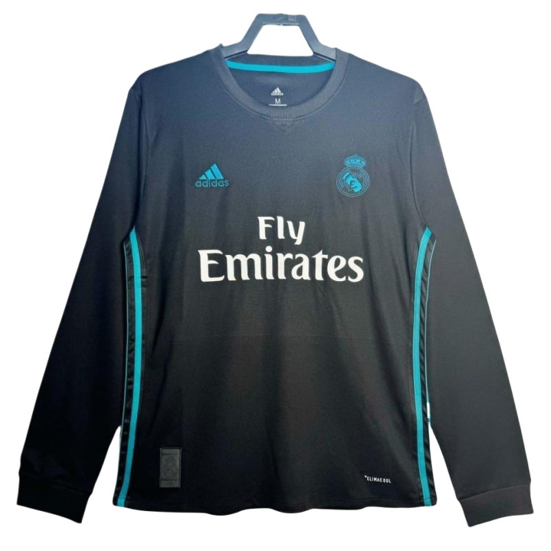 Ronaldo #7 Real Madrid Retro Away Jersey Long sleeve Shirt 2017-18
