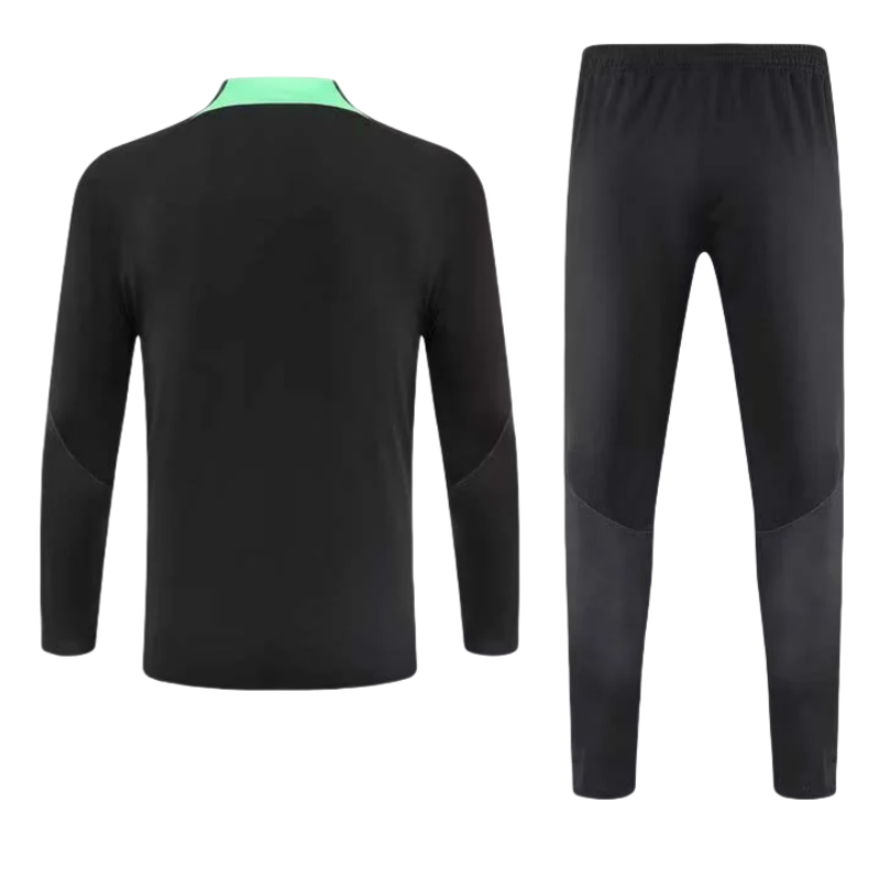 Liverpool Half-Pull Training Suit Black Jersey 2023/2024