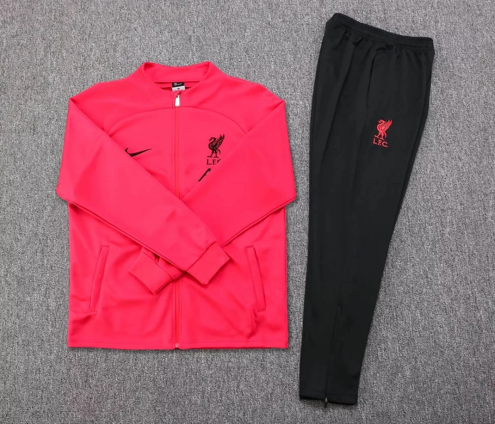 Liverpool Long Zipped Jacket Pink Jersey 2022/2023