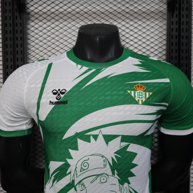 Real Betis Anime Naruto Shirt Football Jersey Player Version 25-26