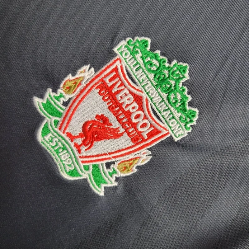 Retro Long Sleeve Liverpool Away Football Shirt 2009/2010
