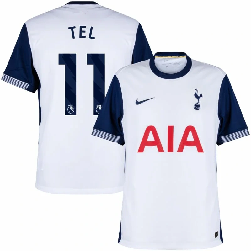 Tottenham Home Tel 11 Shirt 2024-2025 Fan version Size：S-4XL （Non-Customize）