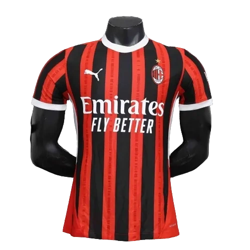AC Milan Home Theo 19 Shirt Player version 2024-2025 Size：S-XXL （Non-Customize）