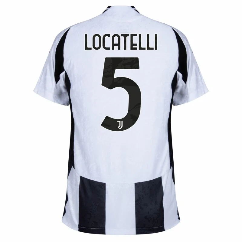 Juventus Home Locatelli 5 Shirt 2024-2025  Fan version Size：S-4XL Non-Customize