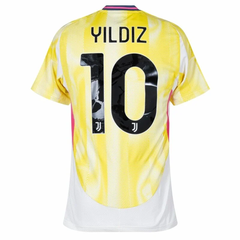 Juventus Away Yildiz 10 Shirt 2024-2025 Fan version Size：S-4XL Non-Customize