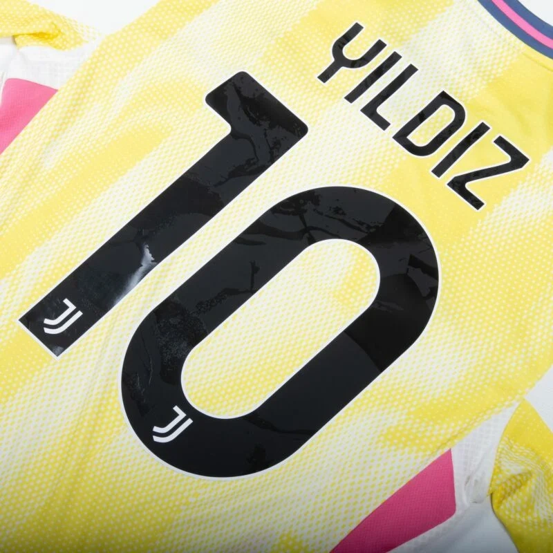 Juventus Away Yildiz 10 Shirt 2024-2025 Fan version Size：S-4XL Non-Customize
