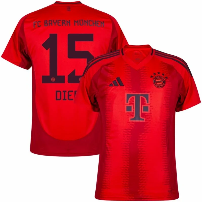 Bayern Munich Home Dier 15 Shirt 2024-2025 Player version Size：S-2XL Non-Customize