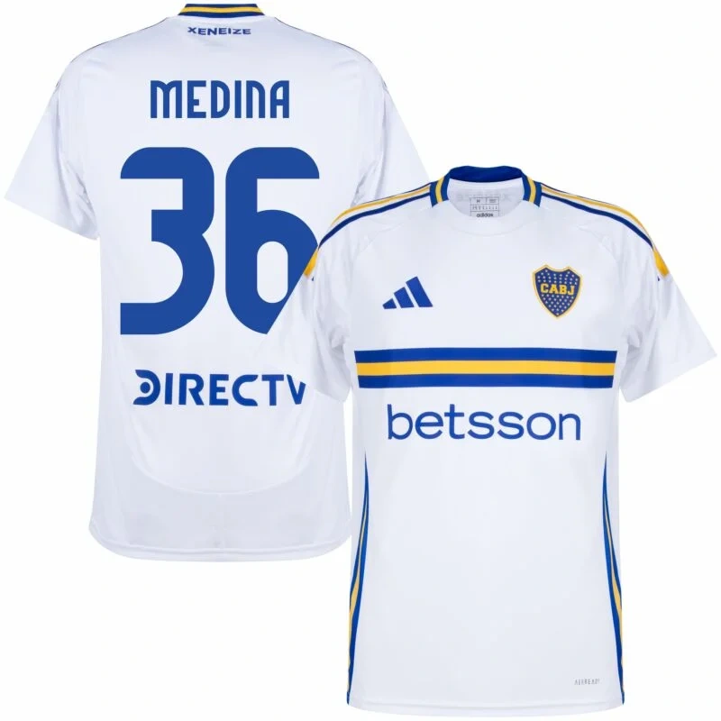 Boca Juniors Home Medina 36  Shirt 2024-2025 Player version Size：S-2XL Non-Customize