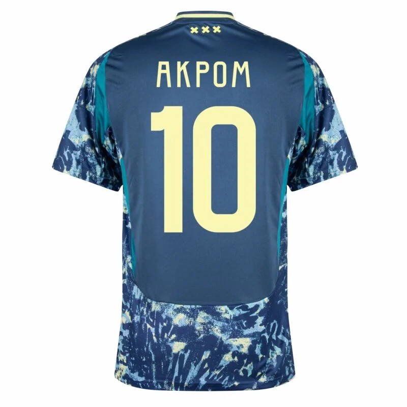 Ajax Away Akpom 10 Shirt 2024-2025  Player version Size：S-2XL Non-Customize