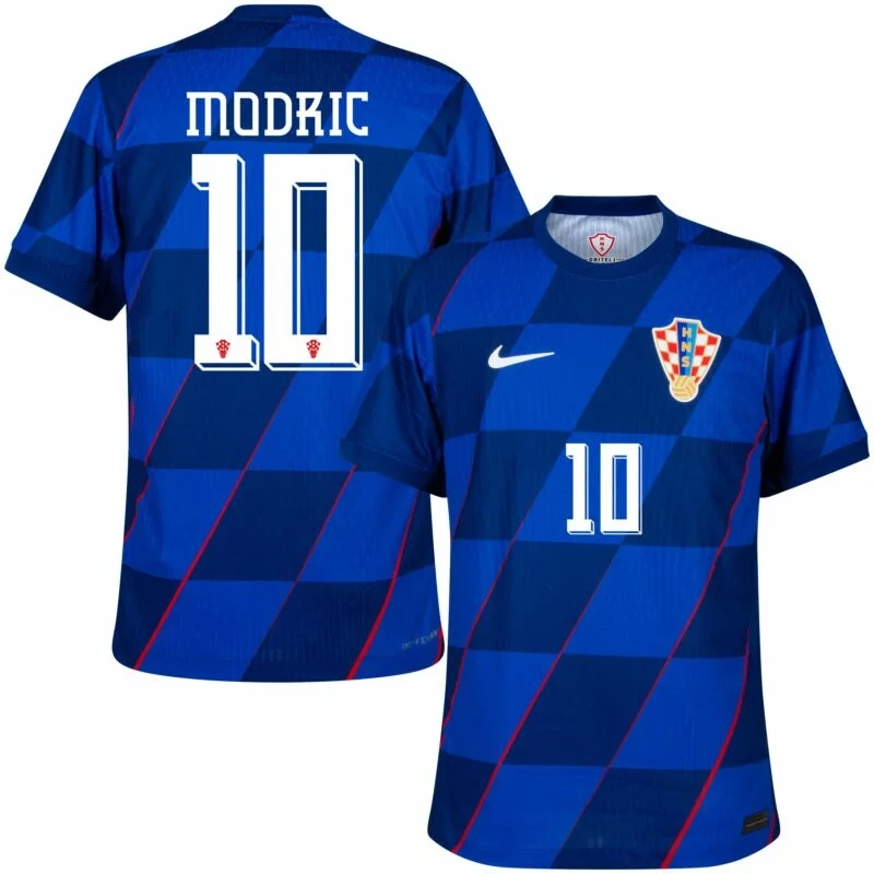 Croatia Away Modrić 10 Shirt 2024-2025 Player version Size：S-2XL Non-Customize