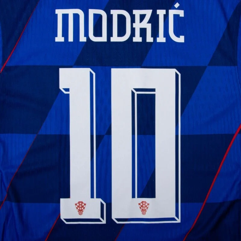 Croatia Away Modrić 10 Shirt 2024-2025 Player version Size：S-2XL Non-Customize