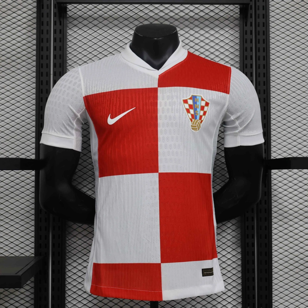 Croatia Home  Modrić 10 Shirt 2024-2025 Player version Size：S-2XL Non-Customize