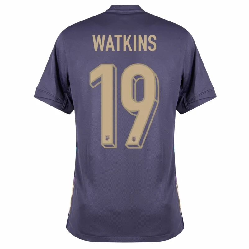 England Away Watkins 19 Shirt 2024-2025 Fan Size：S-2XL Non-Customize