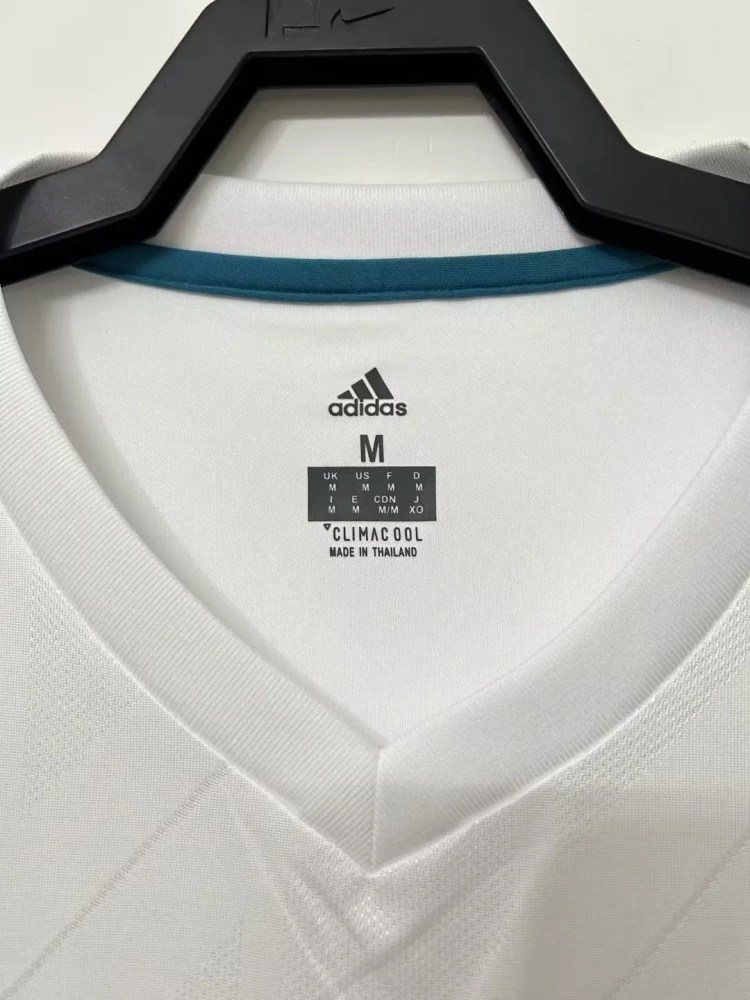 Adidas Real Madrid Retro Home Long Sleeve Jersey 2017-18