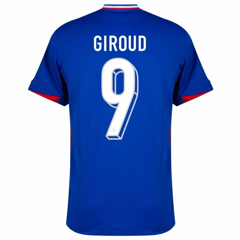 France Home Giroud 9  Shirt 2024-2025 Player version Size：S-2XL Non-Customize
