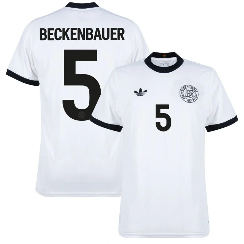 Germany 125th Anniversary Beckenbauer 5 Shirt  2025 Player version Size：S-2XL Non-Customize