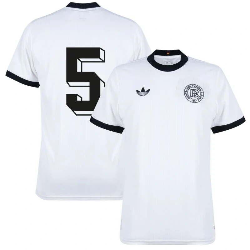 Germany 125th Anniversary No.5 (Beckenbauer)  Shirt  2025 Fan Size：S-4XL Non-Customize