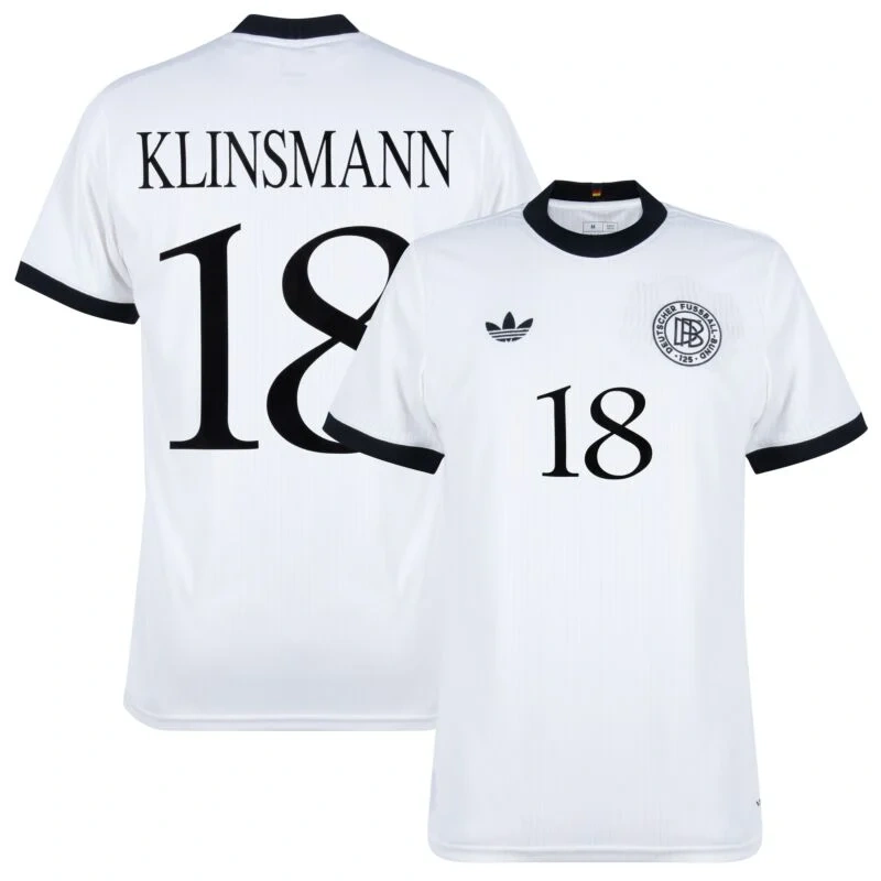 Germany 125th Anniversary Klinsmann 18 Shirt  2025 Player version Size：S-2XL Non-Customize