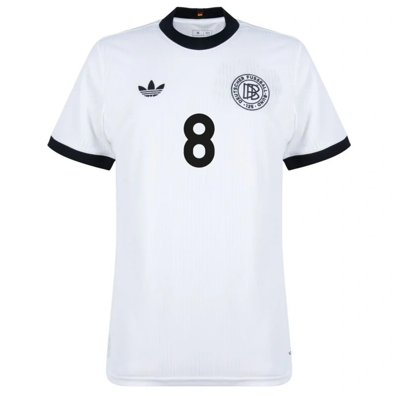 Germany 125th Anniversary Kroos 8 Shirt  2025 Fan Size：S-4XL Non-Customize