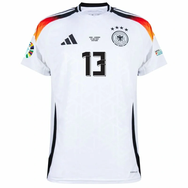 Germany Home Müller 13 Shirt  2024 Fan Size：S-2XL  Non-Customize