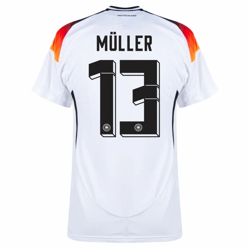 Germany Home Müller 13 Shirt  2024 Fan Size：S-2XL  Non-Customize