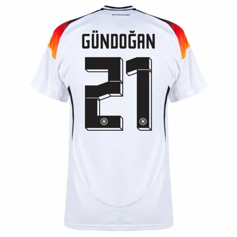 Germany Home Gündoğan 21 Shirt  2024 Player version Size：S-2XL  Non-Customize