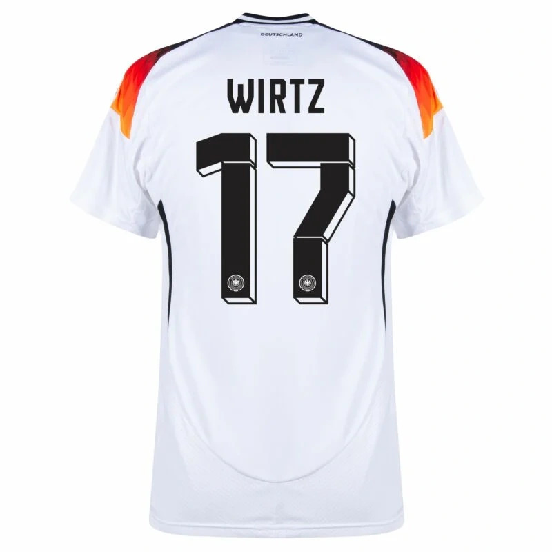 Germany Home Wirtz 17 Shirt  2024 Player version Size：S-2XL  Non-Customize