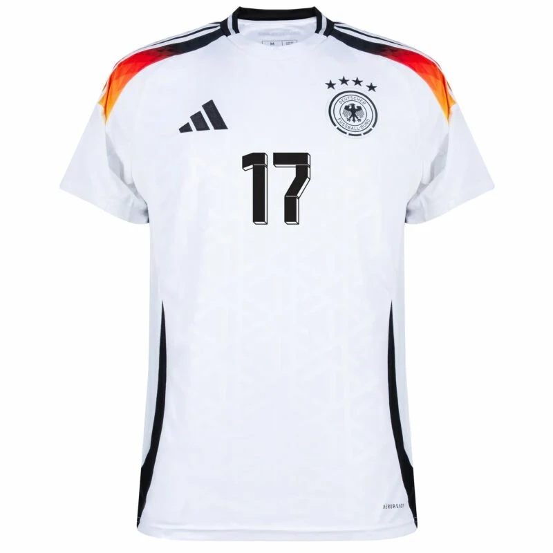 Germany Home Wirtz 17 Shirt  2024 Player version Size：S-2XL  Non-Customize