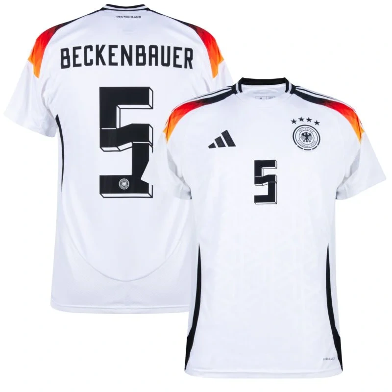 Germany Home Beckenbauer 5 Shirt  2024 Player version Size：S-2XL  Non-Customize