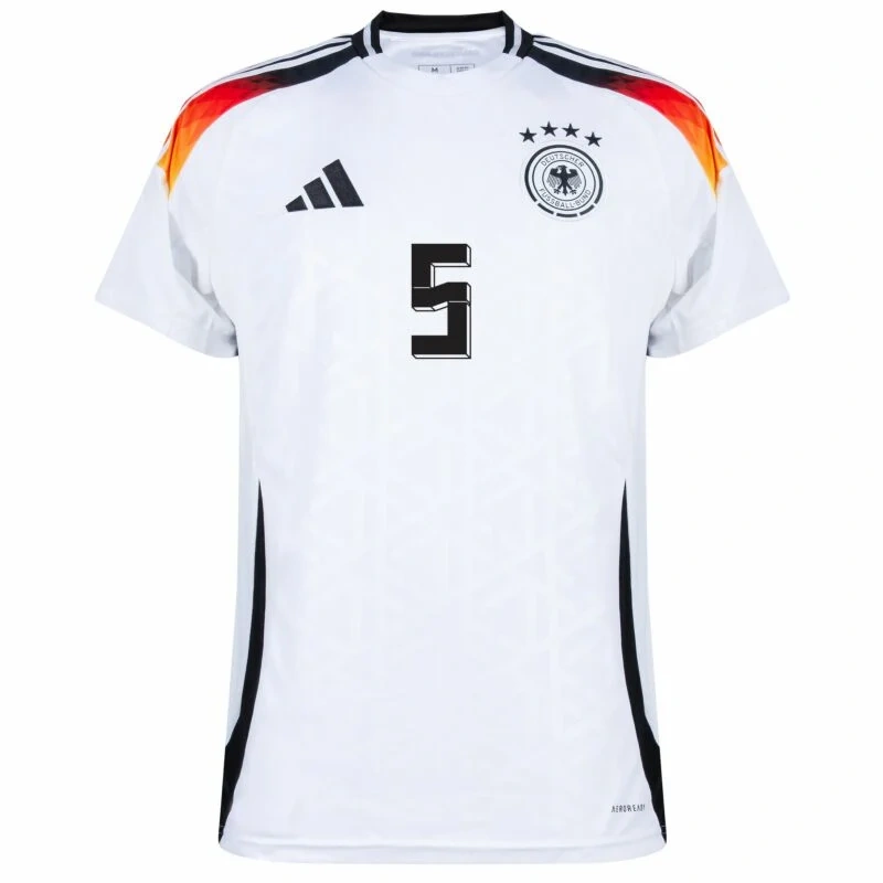 Germany Home Hummels 5 Shirt  2024 Player version Size：S-2XL  Non-Customize