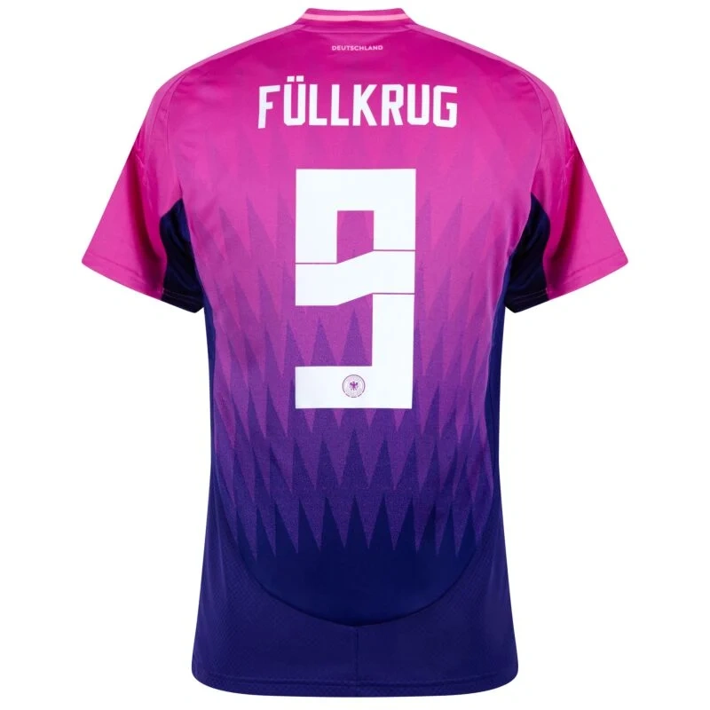 Germany  Away Füllkrug 9 Shirt  2024 Player version Size：S-2XL  Non-Customize