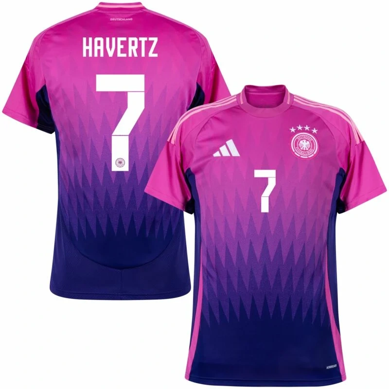 Germany  Away Havertz 7 Shirt  2024 Player version Size：S-2XL  Non-Customize