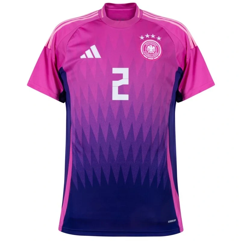 Germany  Away Rüdiger 2 Shirt  2024 Player version Size：S-2XL  Non-Customize