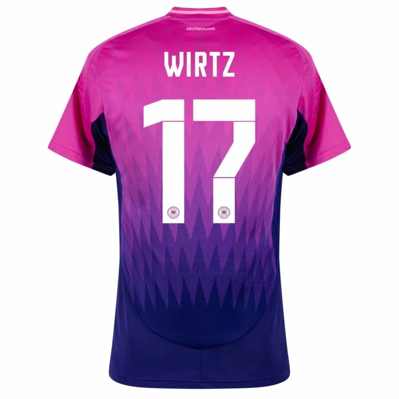 Germany  Away Wirtz 17 Shirt  2024 Player version Size：S-2XL  Non-Customize