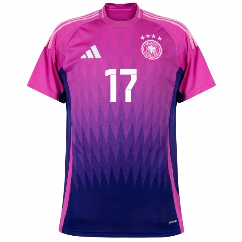 Germany  Away Wirtz 17 Shirt  2024 Player version Size：S-2XL  Non-Customize