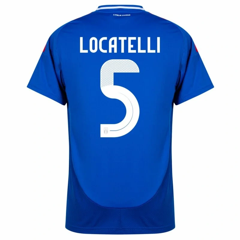 Italy Natio Home Locatelli 5 Shirt 2024-2025 Fan Size：S-2XL Non-Customize