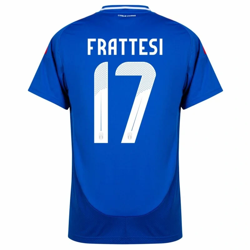 Italy Natio Home Frattesi 17 Shirt 2024-2025 Fan Size：S-2XL Non-Customize