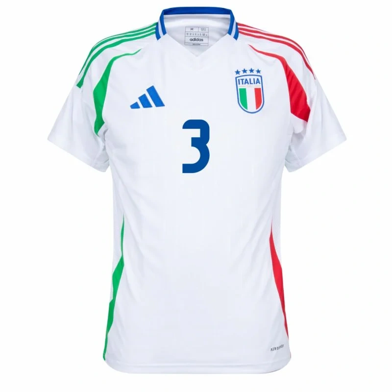 Italy Natio Away Dimarco 3 Shirt 2024-2025 Fan Size：S-2XL Non-Customize