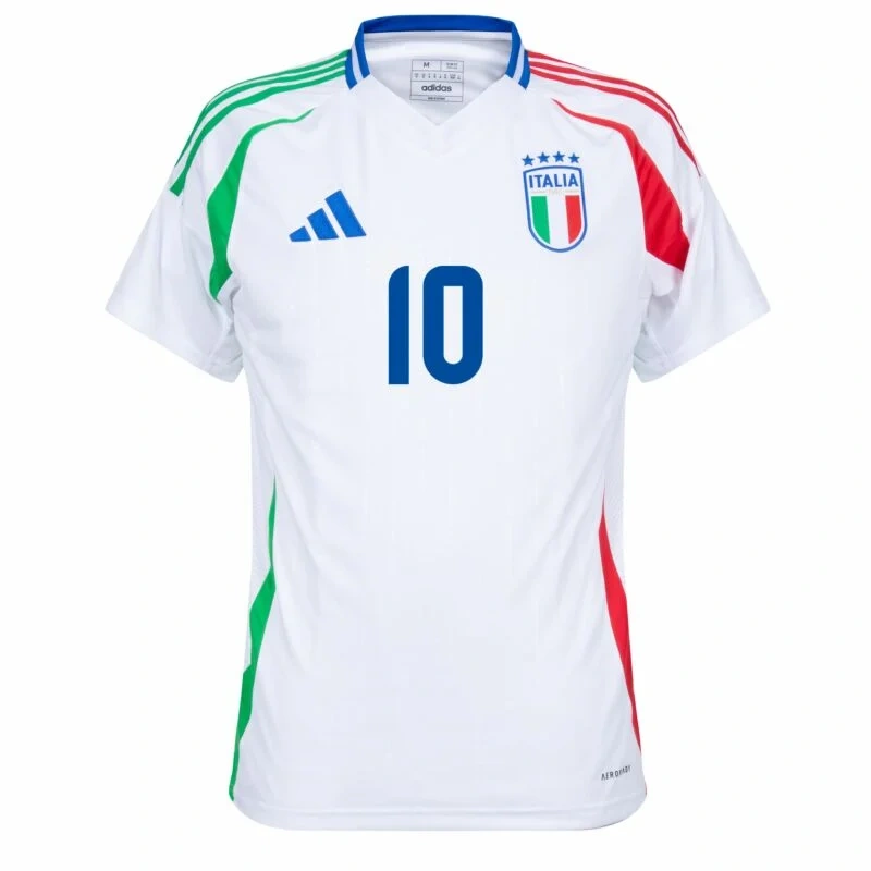 Italy Natio Away R.Baggio 10 Shirt 2024-2025 Fan Size：S-2XL Non-Customize