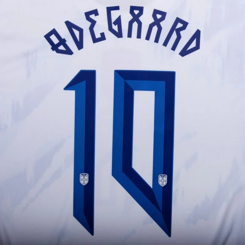Norway Nation Away Ødegaard 10 Shirt 2024-2025 Fan Size：S-2XL Non-Customize