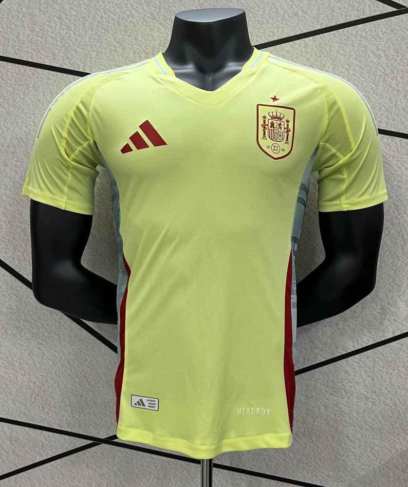 Spain Away Lamine Yamal 19 Shirt 2024-2025 Fan / Player version  Size：S-2XL Non-Customize